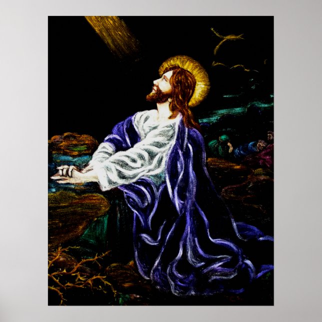 Poster Jésus dans le jardin de Gethsémani (Devant)