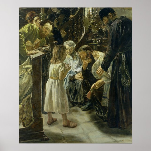 Poster Jésus de douze ans dans le Temple, 1879 (Devant)