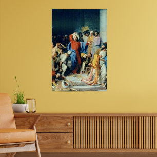 Poster Jésus Détruit Les Changeurs D'Argent