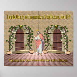 Poster Jésus économise