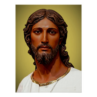 Poster Jesús el Cristo Moreno by Mark Edward Westerfield