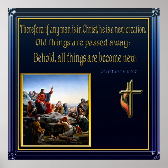 Poster Jésus enseignant (Devant)