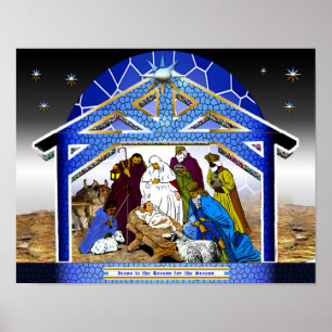 Poster Jésus est la raison de la saison.
