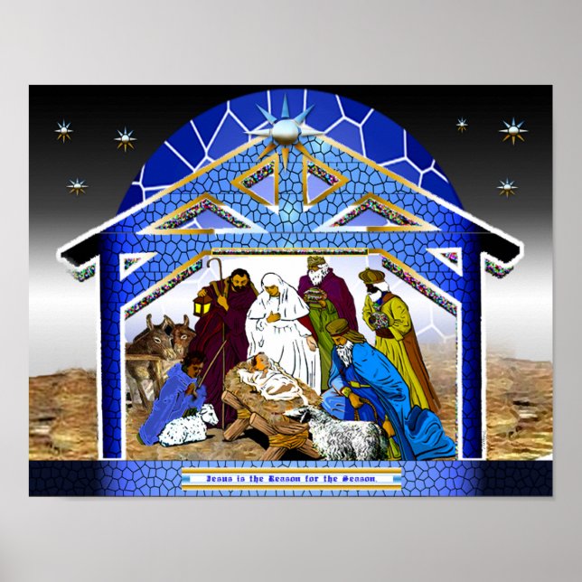 Poster Jésus est la raison de la saison. (Devant)