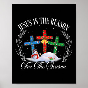 Poster Jésus Est La Raison De La Saison Foi Chrétienne