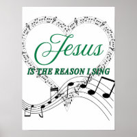 Jésus est la raison pour laquelle je chante l'affi