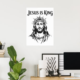 Poster Jésus est l'affiche du roi