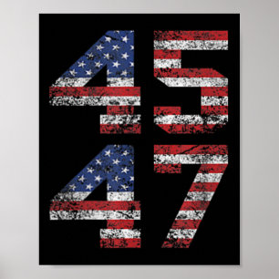 Poster Jésus est mon sauveur Trump est mon président Amér