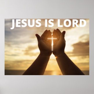 Poster Jésus est Seigneur