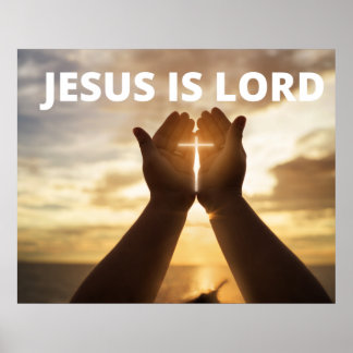 Poster Jésus est Seigneur