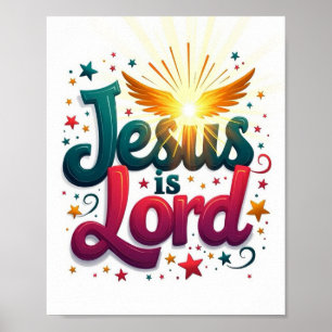 Poster Jésus est Seigneur