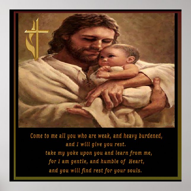 Poster Jésus et l'enfant (Devant)