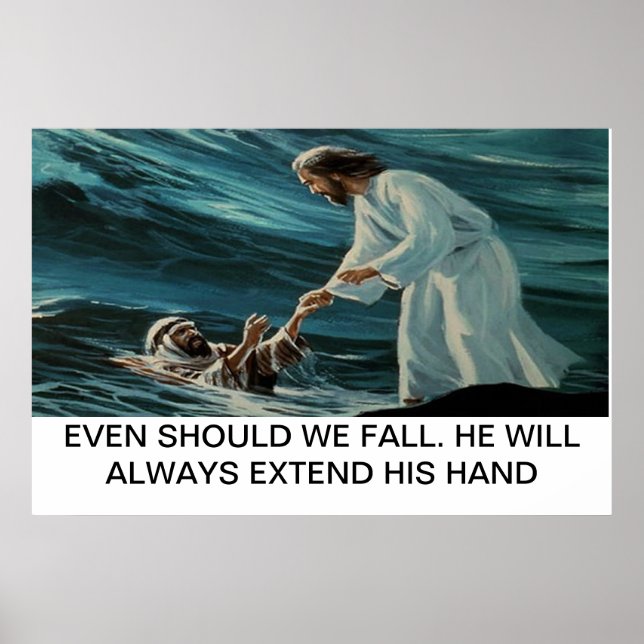 Poster Jesus et Peter (Devant)