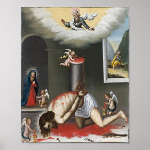 Poster Jésus Flagellation Passion du Christ
