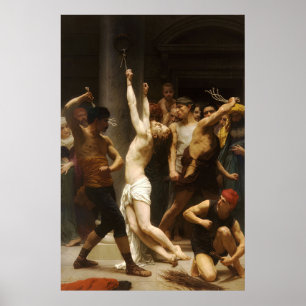 Poster Jésus Fléau au Pilier Passion du Christ B
