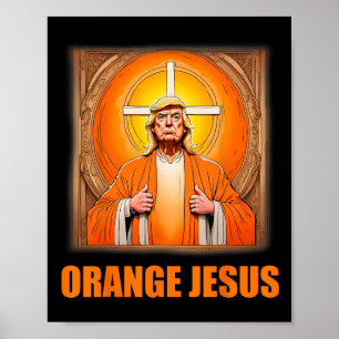 Poster Jesus Funny Trump 1