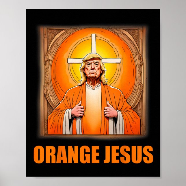 Poster Jesus Funny Trump 1 (Devant)