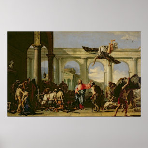 Poster Jésus guérit le paralytique à la piscine