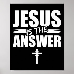 Poster Jesus Is The Answer Jesus T-ShirtAre you a Patriot