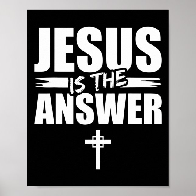 Poster Jesus Is The Answer Jesus T-ShirtAre you a Patriot (Devant)