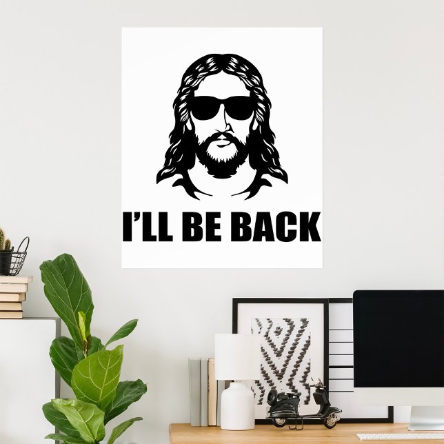 Poster Jésus, je serai de retour (Créateur téléchargé)