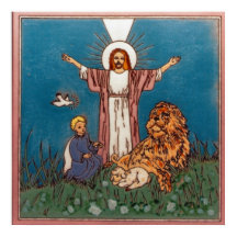 Jésus le Lion et l'Agneau