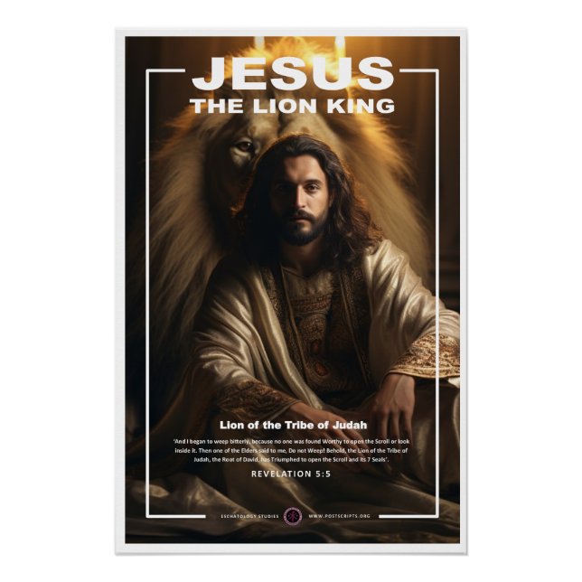 Poster Jésus - Lion King 2 (Devant)