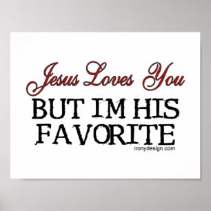 Poster Jesus Loves You Favorite