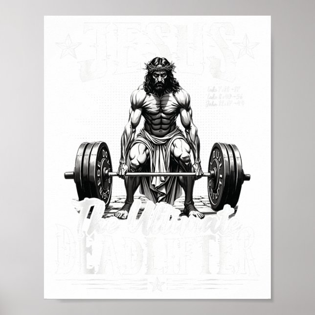 Poster Jésus L'Ultime Deadlifter Jésus DeadLevant Ch (Devant)