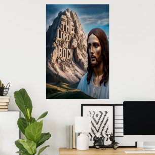Poster Jésus Majestic : Gardien de la Montagne