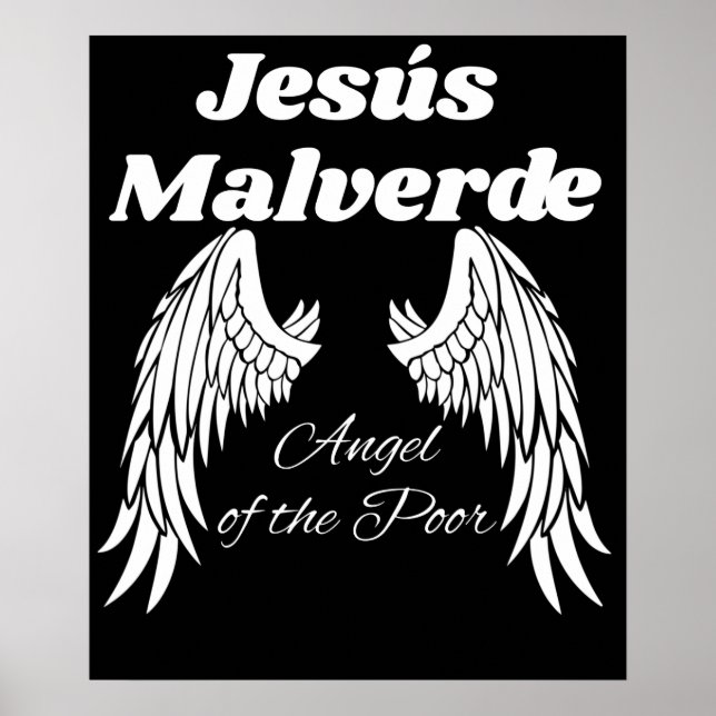 Poster Jésus Malverde Ange Du Pauvre Jésus Malverde (Devant)