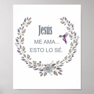 Poster Jésus moi ama esto lo se