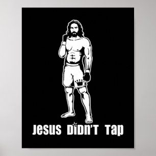 Poster Jésus n'a pas tapé le T-shirt MIXED MARTIAL ARTJés