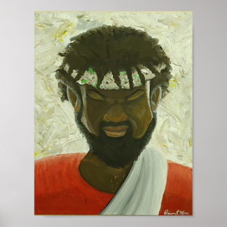 Poster Jésus noir
