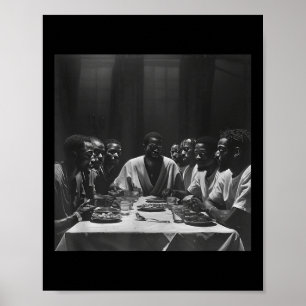 Poster Jésus Noir, Dernier sacrement, Jésus _7