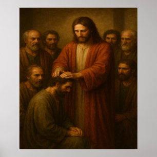 Poster Jésus Ordres Apôtres ™ LDS Mur Art Imprimer