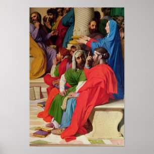 Poster Jésus parmi les médecins