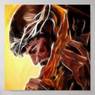 Poster Jésus Portant La Croix