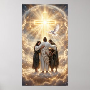 Poster Jésus se soucie