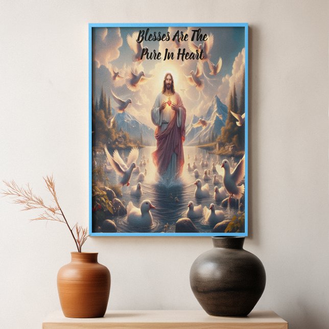 Poster Jésus Serene Ciel des Canards (Créateur téléchargé)