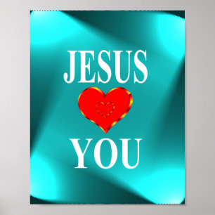 Poster Jésus t'aime