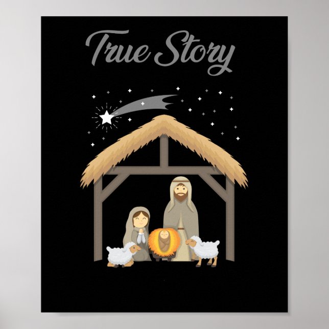 Poster Jésus Véritable histoire Noël Noël Noël Noël Noël  (Devant)