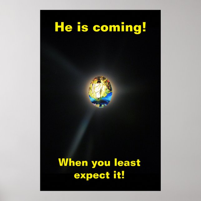 POSTER JÉSUS VIENT (Devant)