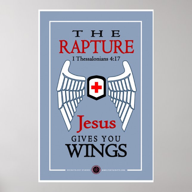 Poster Jésus vous donne des ailes (Devant)