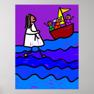 Poster Jesus Walks on Water