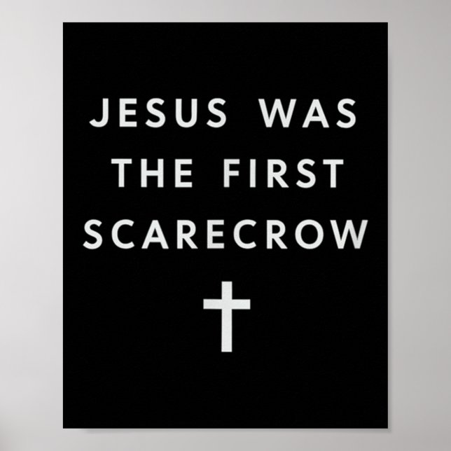 Poster Jesus Was The First Ecrow – Minimalist Christian S (Devant)