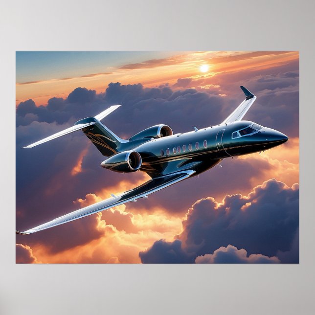 Poster Jet de luxe (Devant)