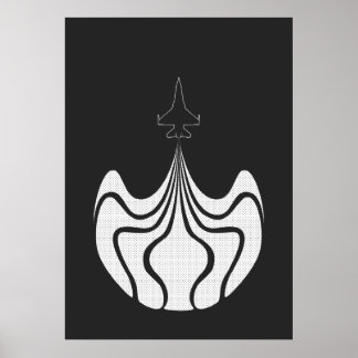 Poster Jet - Noir & Blanc