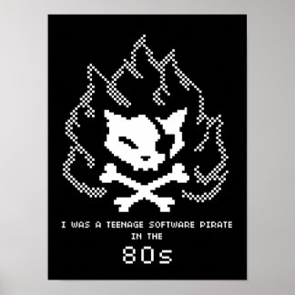 Poster J'étais un pirate logiciel adolescent dans les ann