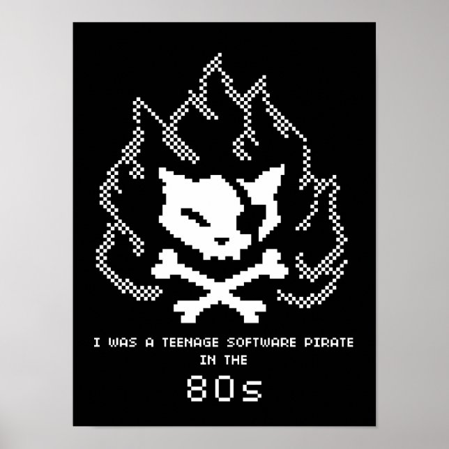 Poster J'étais un pirate logiciel adolescent dans les ann (Devant)